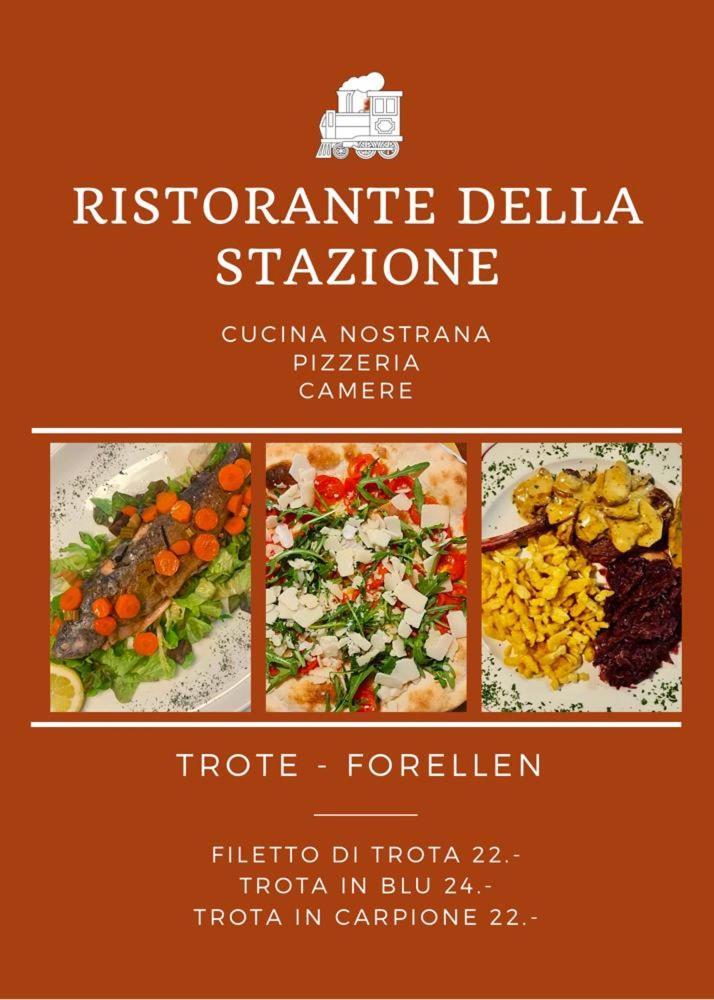 Hotel Ristorante Della Stazione Tegna Exterior foto